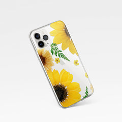Phone cases with pressed flowers