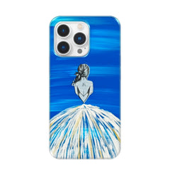 Stargazing Princess Hand-Painted Phone Case