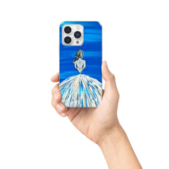 Stargazing Princess Hand-Painted Phone Case