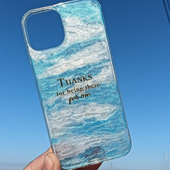 Pearl powder phone case