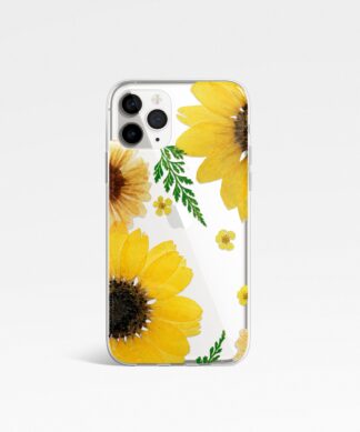 Phone cases with pressed flowers