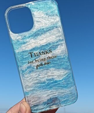 Pearl powder phone case