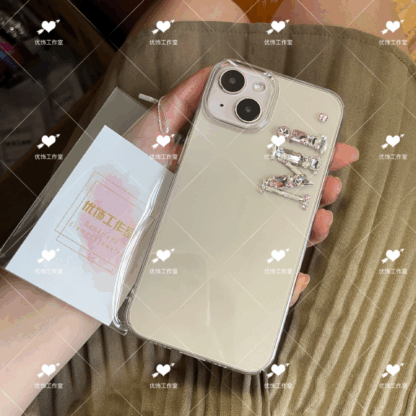 custom Special-shaped rhinestones phone case