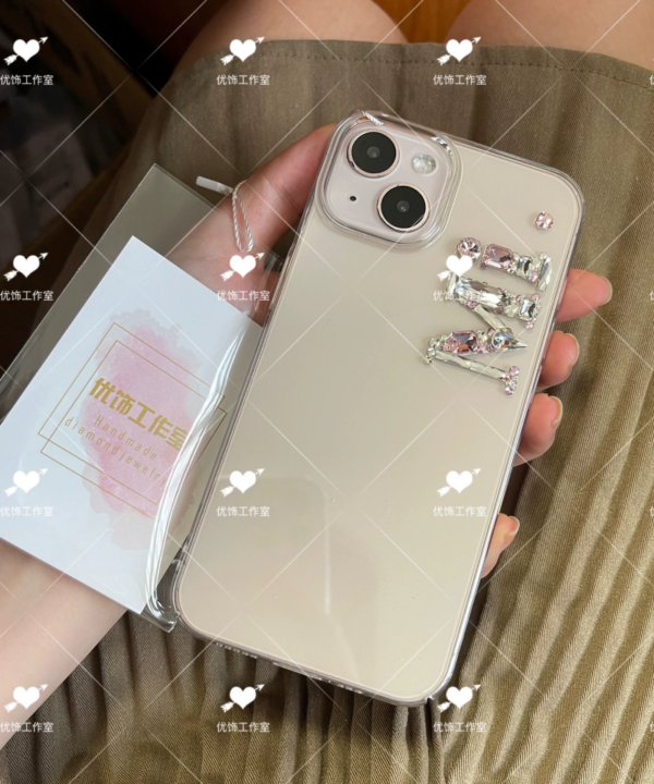 custom Special-shaped rhinestones phone case